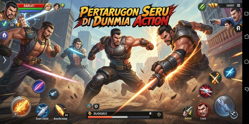 Gameplay BARU01 penuh aksi dan tantangan menarik.