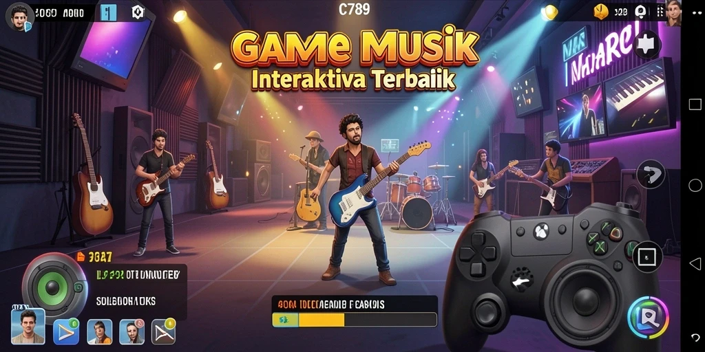 Tampilkan gameplay seru di C789 dengan berbagai genre musik.