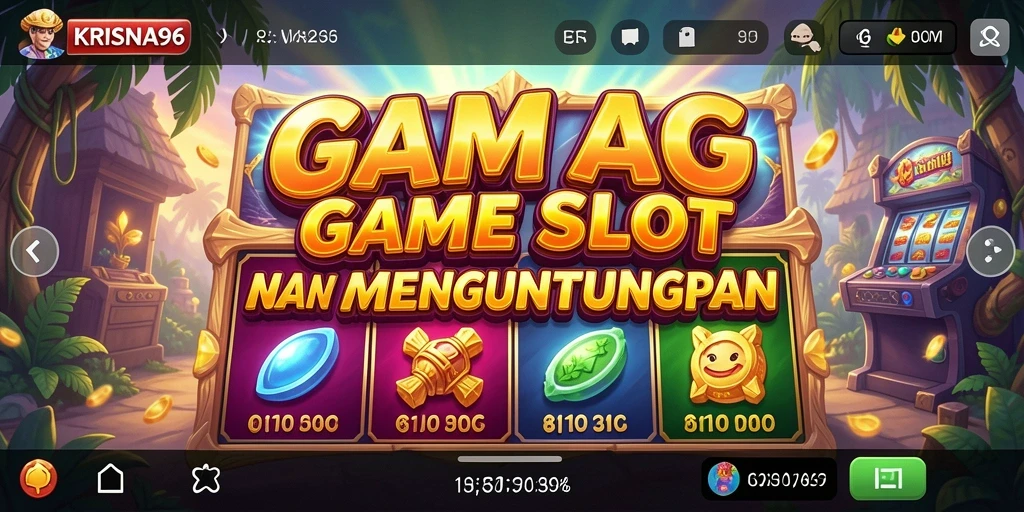 Gameplay Slot yang seru di KRISNA96 dengan berbagai tema menarik.