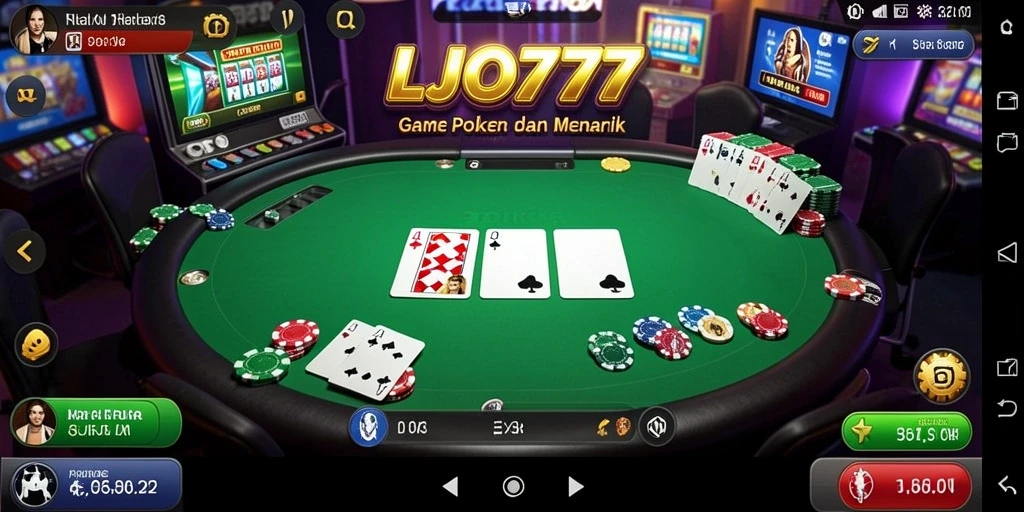 Gameplay seru LJO777 dengan teman dan pemain lain.