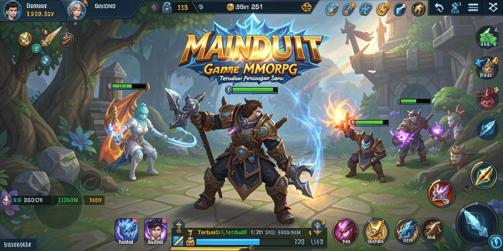 Screenshot gameplay <strong>MAINDUIT</strong> yang menampilkan aksi seru di dunia MMORPG.
