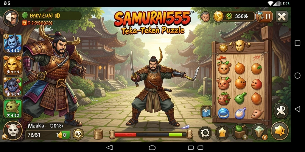 Tangkapan layar menampilkan gameplay menarik dari SAMURAI555.