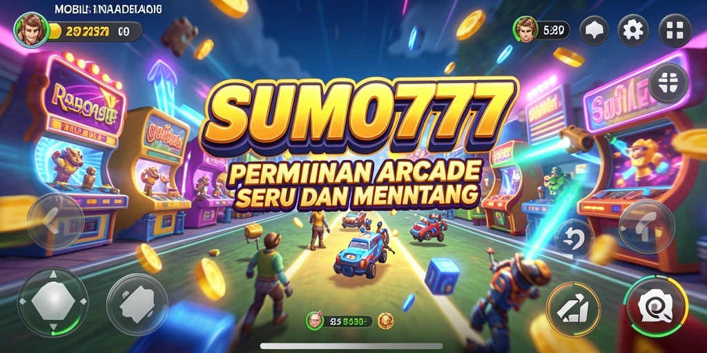 Tampilan gameplay seru dari <strong>SUMO777</strong> dengan karakter sumo yang lucu.