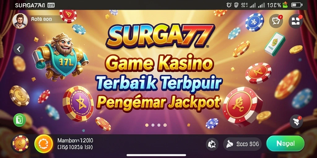 Tampilan gameplay menegangkan di SURGA77 dengan berbagai pilihan permainan Kasino.